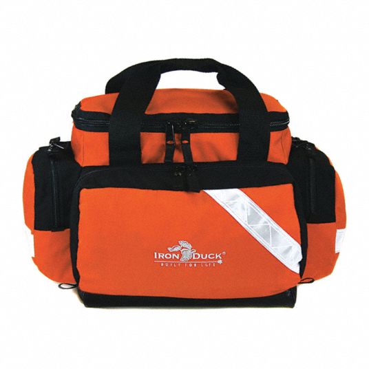 IRON DUCK, Trauma Bag, Orange, Trauma Bag - 52WT81|32350-OR - Grainger