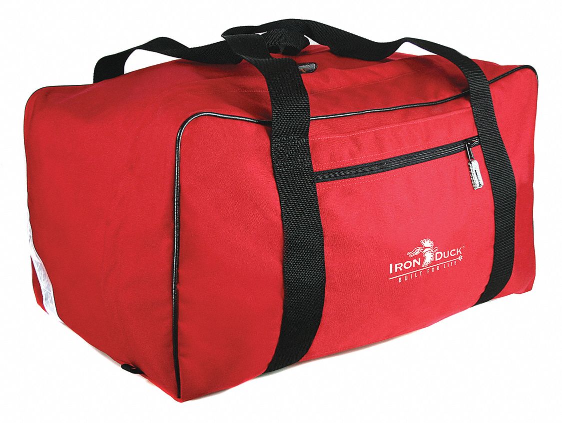 IRON DUCK, Gear Bag, Orange, Gear Bag 52WT8833031OR Grainger