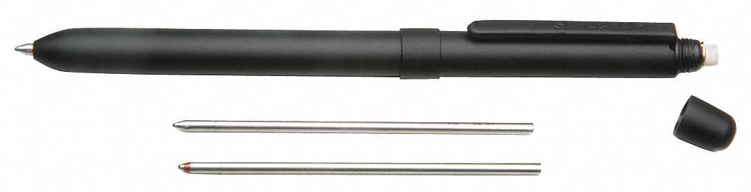 Pen: SKILCRAFT® B3 Aviator, Assorted / Black/Assorted / Red, 0.8 mm, Retractable, Black