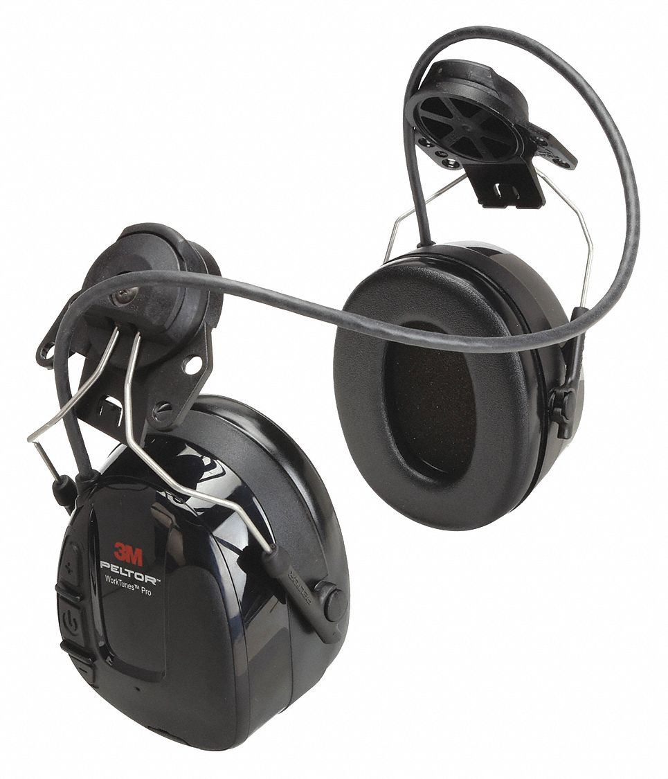 3M PELTOR, Hard Hat-Mounted Earmuff, 23 dB NRR, Electronic Ear Muffs  52WZ26|HRXS221P3E-NA Grainger