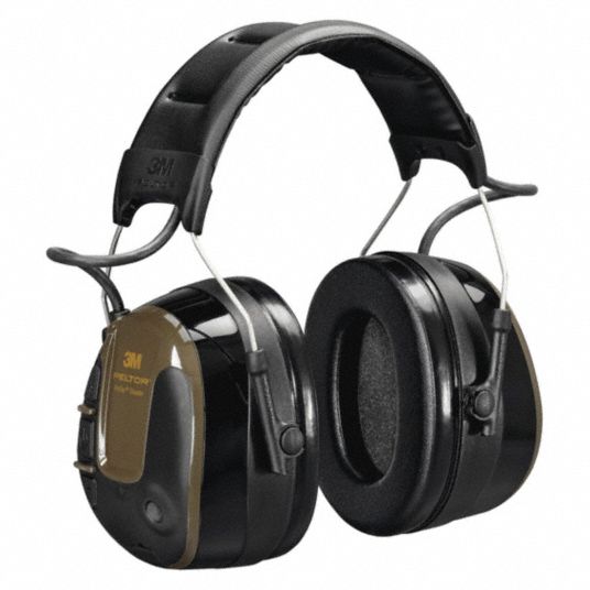 3M, Over-the-Head Earmuff, 26 dB NRR, Electronic Ear Muffs - 52WZ32 ...