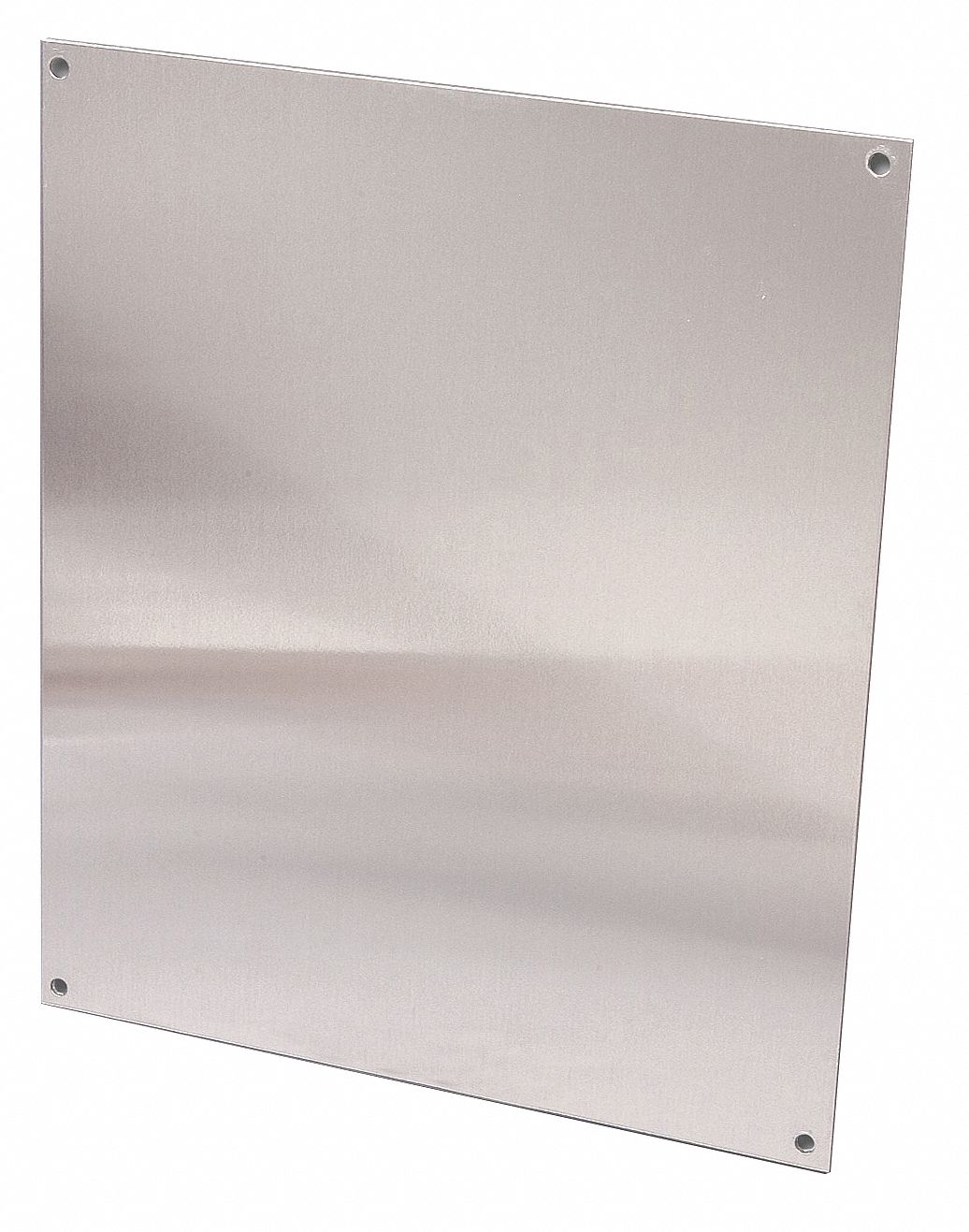 HUBBELL-WIEGMANN Back Panel: Aluminum, Smooth