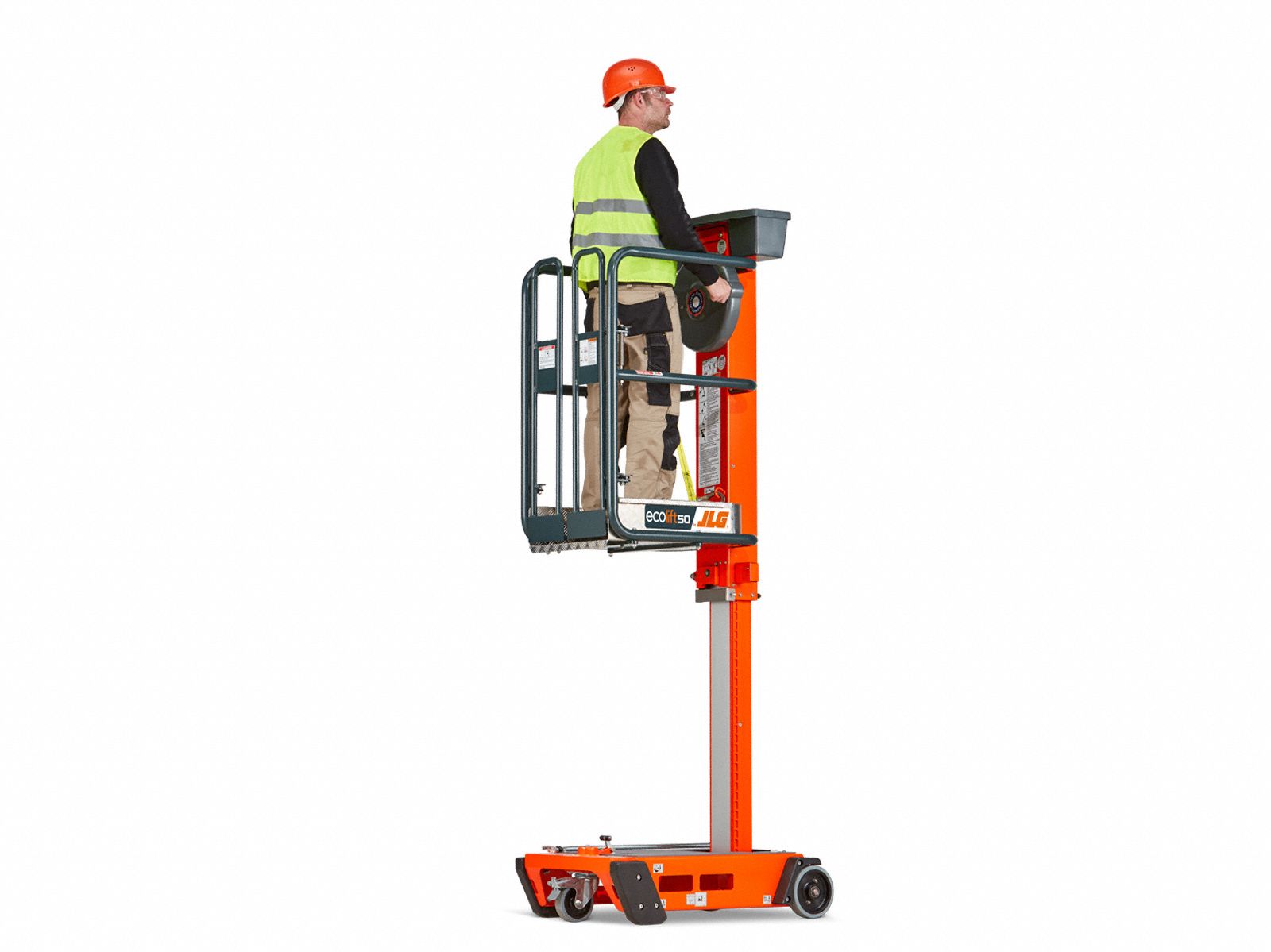 JLG Personnel Lift PushAround, Stored Power Lift, 330 lb Load