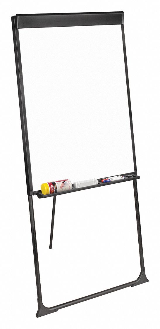 MASTERVISION MatteFinish Steel Dry Erase Board, Portable/Carry, 75 inH