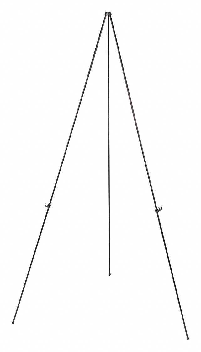 MASTERVISION, 60-1/2 in to 61-1/2 in, 61 1/2 in Overall Ht, Easel ...