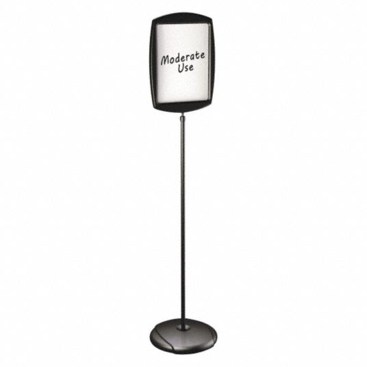 MASTERVISION Floor Stand Sign Holder Freestanding Mounting, 15 in x 12