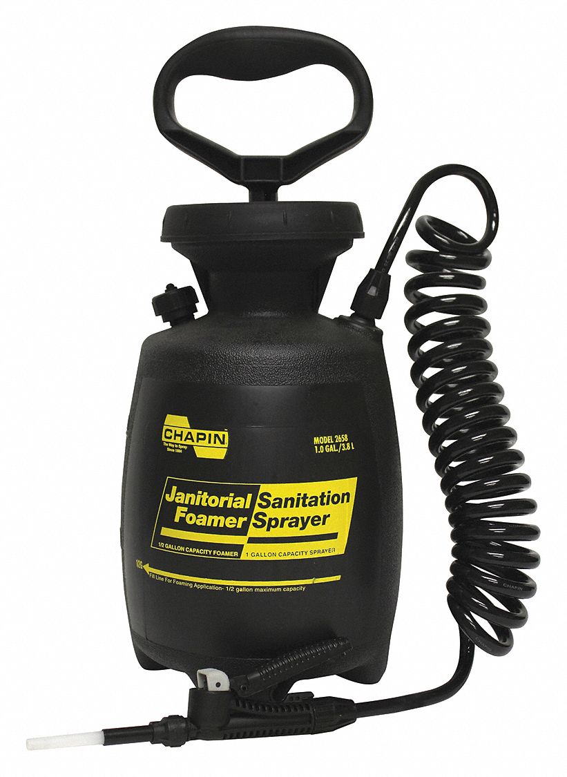 CHAPIN Sprayer 1 gal Sprayer Tank Capacity, Sprayer Pressure Release