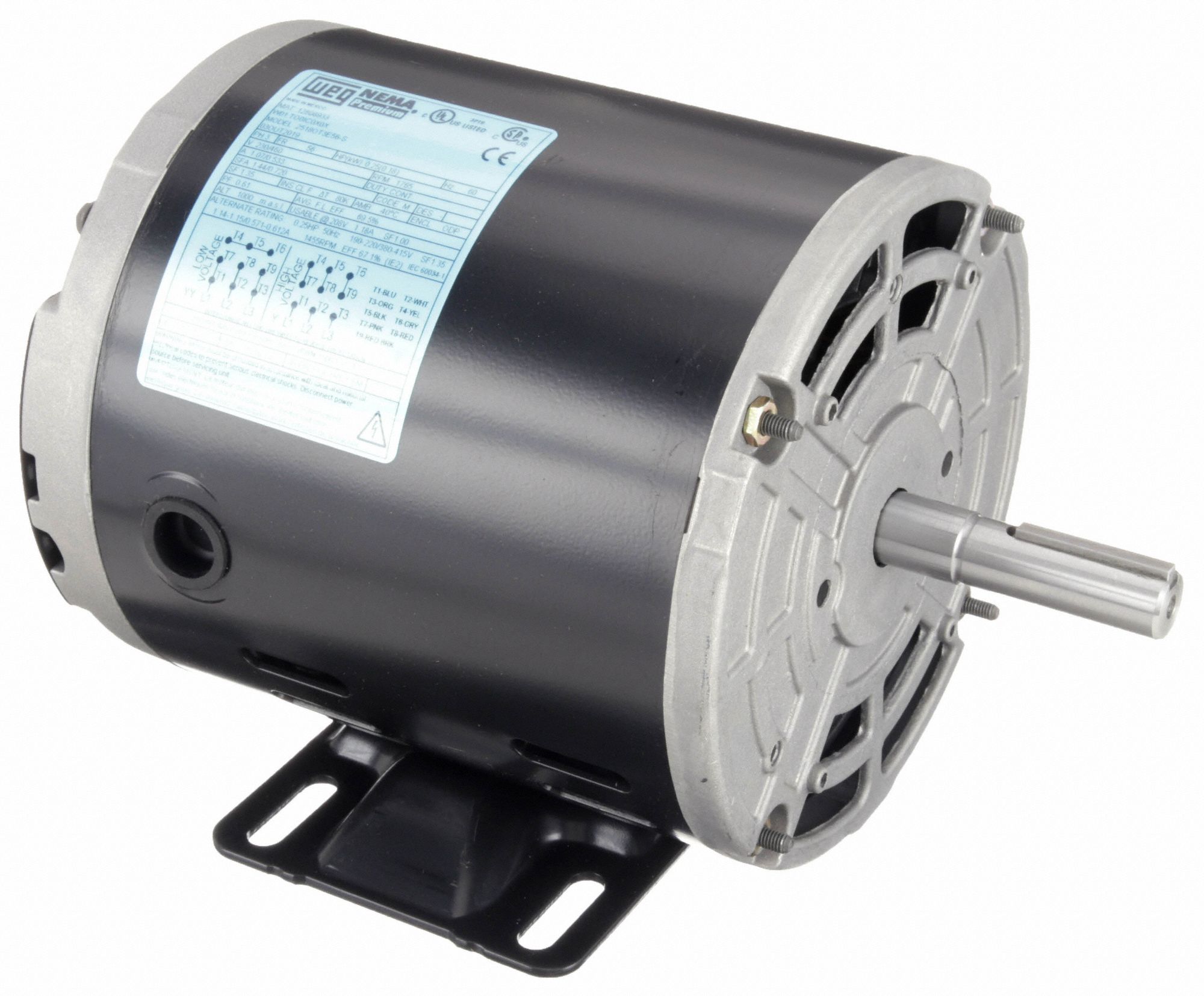 MOTEUR UTILISATION GENRL,1/4 HP,CADRE 56