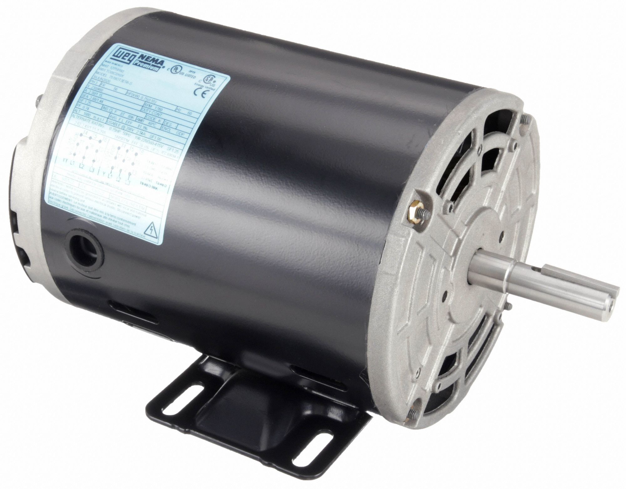 MOTEUR UTILISATION GENRL,3/4 HP,CADRE 56