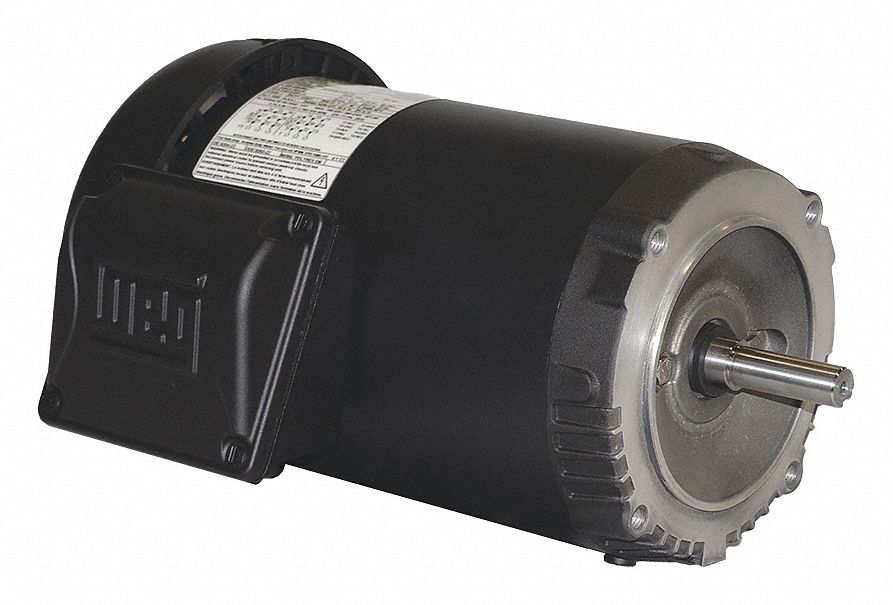 General Purpose Motor: Totally Enclosed Fan Cooled, C-Face Mount, 1/2 HP, 1760 rpm Nameplate RPM
