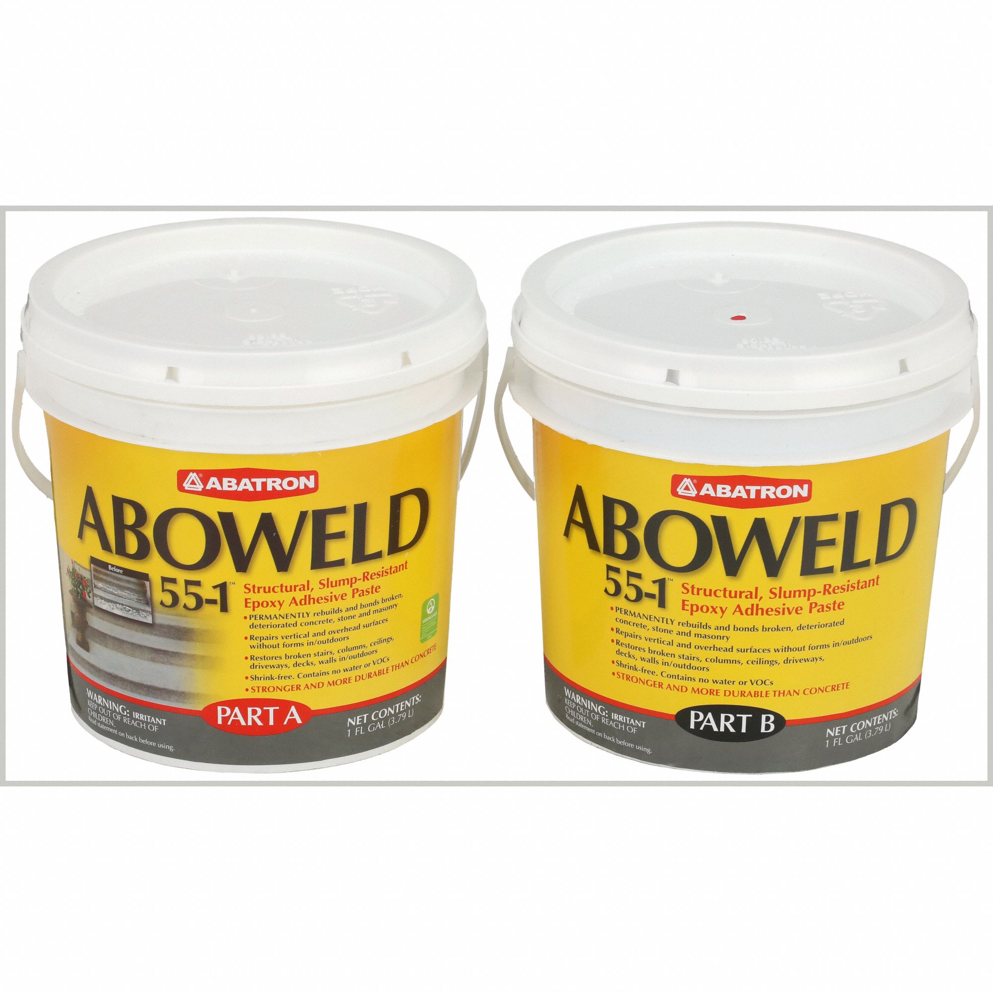 ABATRON, 551, Epoxy, Concrete Repair Compound 52YA045512GKR Grainger