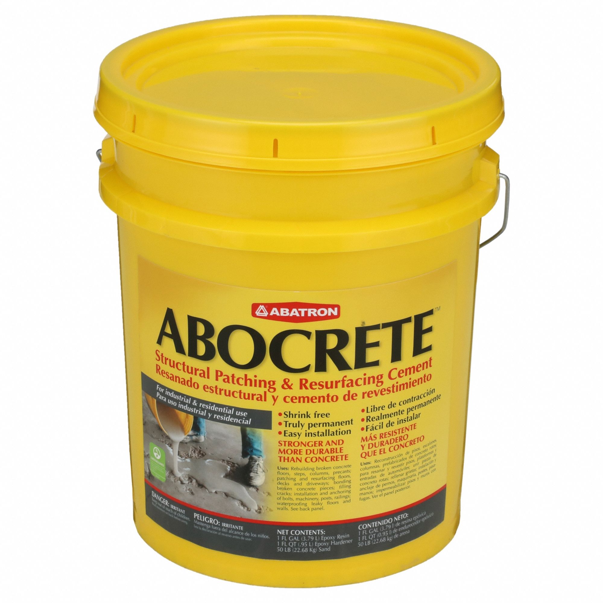 ABATRON, Abocrete, Epoxy, Concrete Repair Compound 52YA10ACKR Light