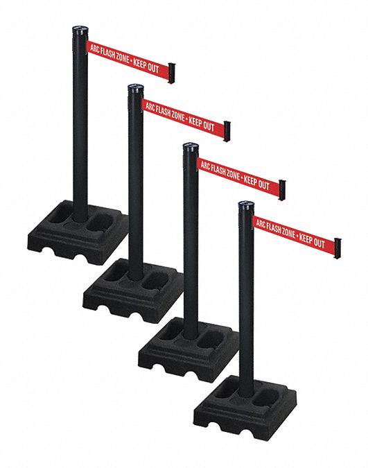 Barrier Systems, Post Black, 9 ft. Belt