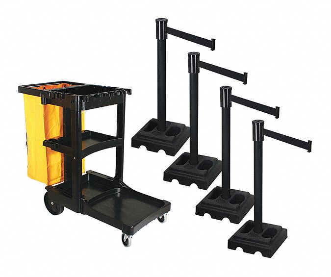 Barrier Systems, Post Black, 15 ft. Belt