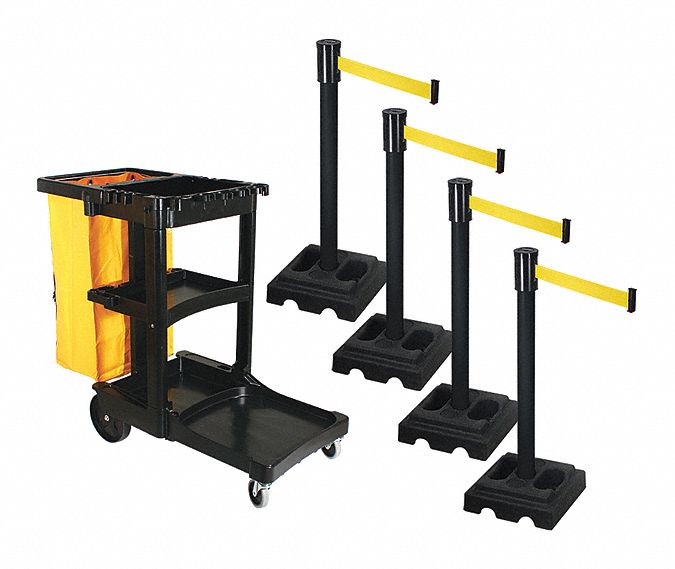 Barrier Systems, Post Black, 15 ft. Belt