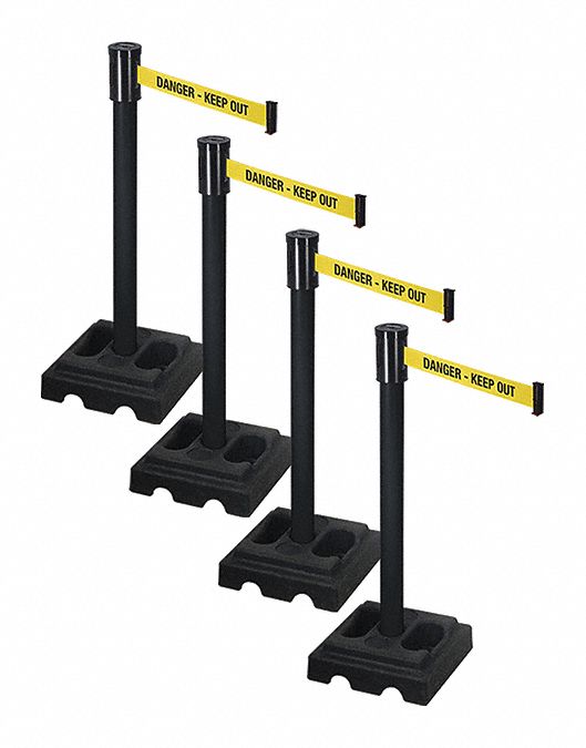 Barrier Systems, Post Black, 15 ft. Belt