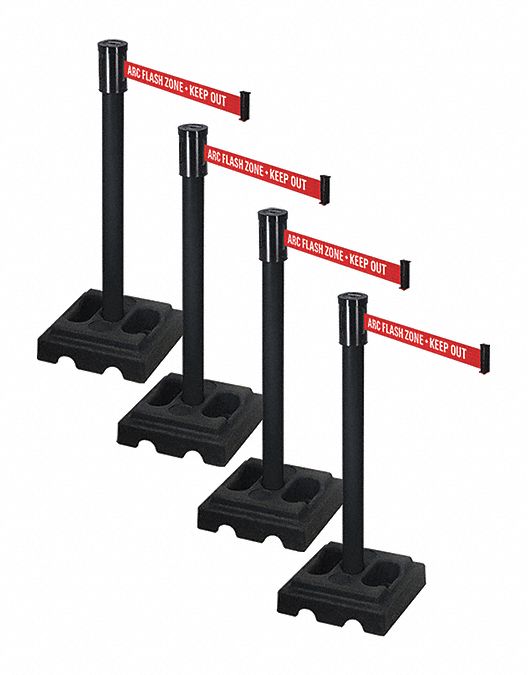 Barrier Systems, Post Black, 14 ft. Belt
