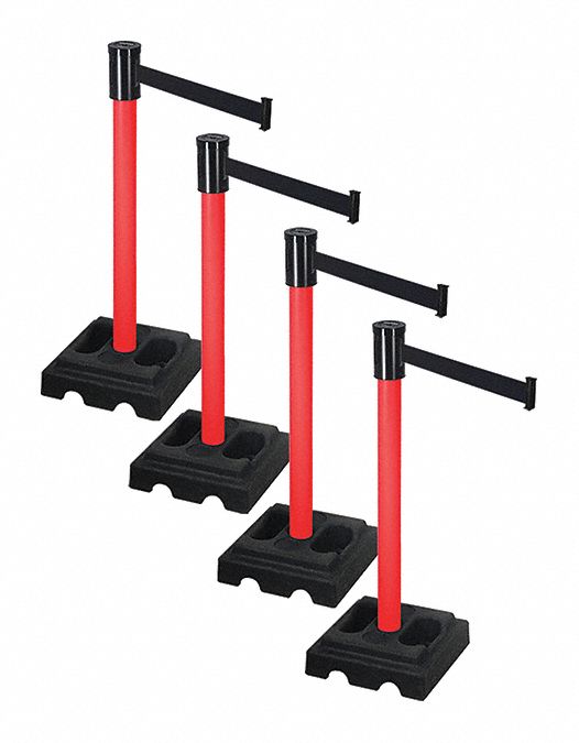 Barrier Systems, Post Red, 15 ft. Belt