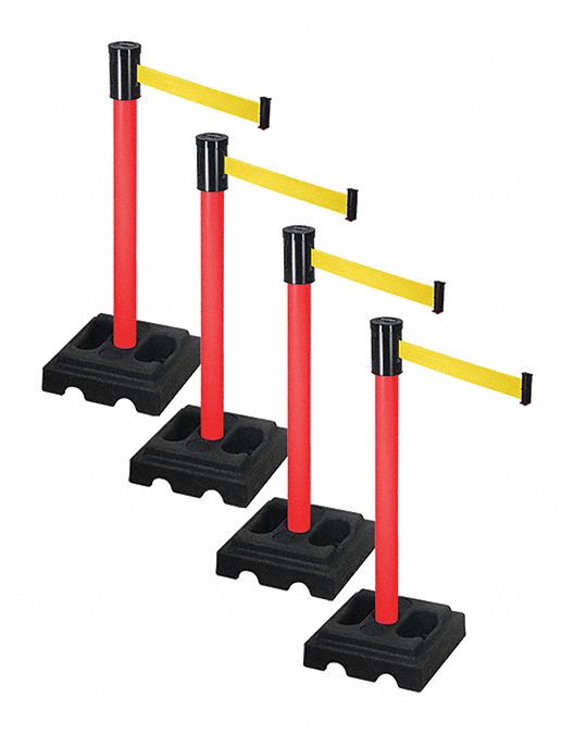 Barrier Systems, Post Red, 15 ft. Belt