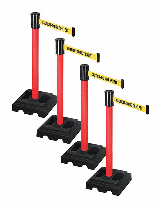 Barrier Systems, Post Red, 15 ft. Belt