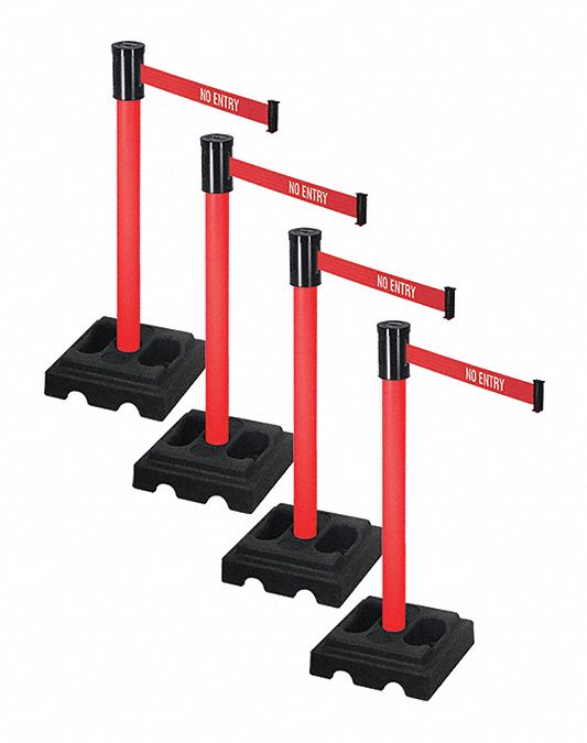 Barrier Systems, Post Red, 15 ft. Belt
