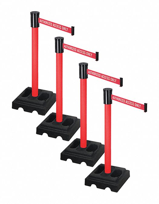 Barrier Systems, Post Red, 15 ft. Belt
