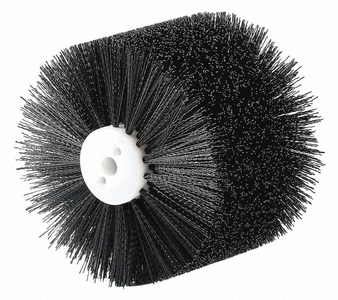 Replacement Vertical Cylinder Brush: USP20118, Polypropylene, Black