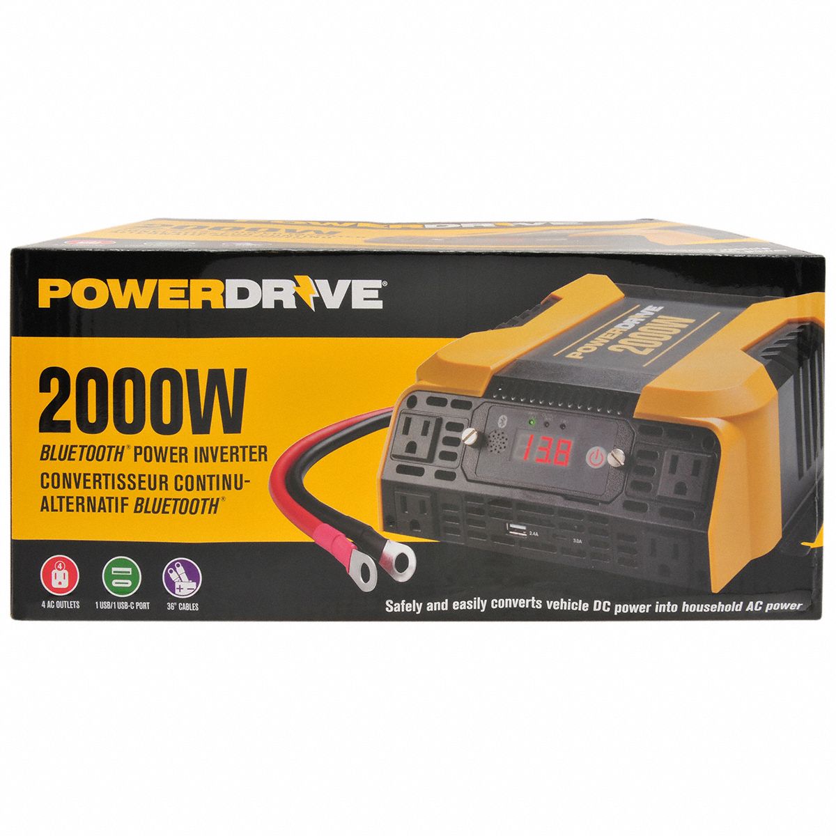 Power Drive Inverter 2000w