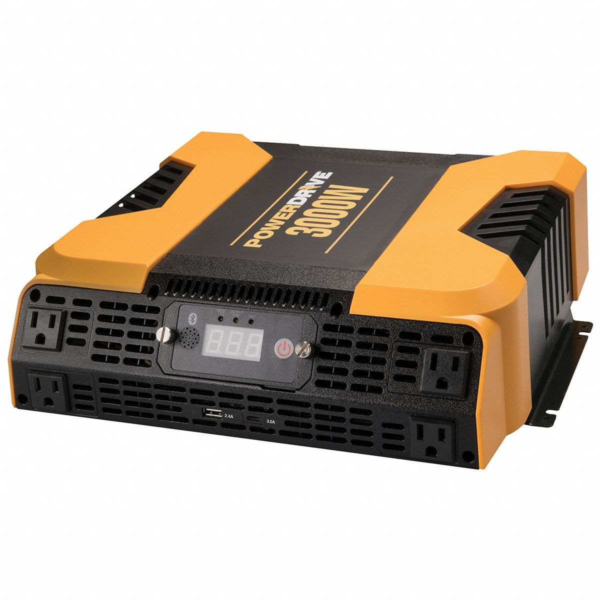 POWER DRIVE Inverter, 115VAC, 12.8VDC, 3000W 52YF69PD3000 Grainger