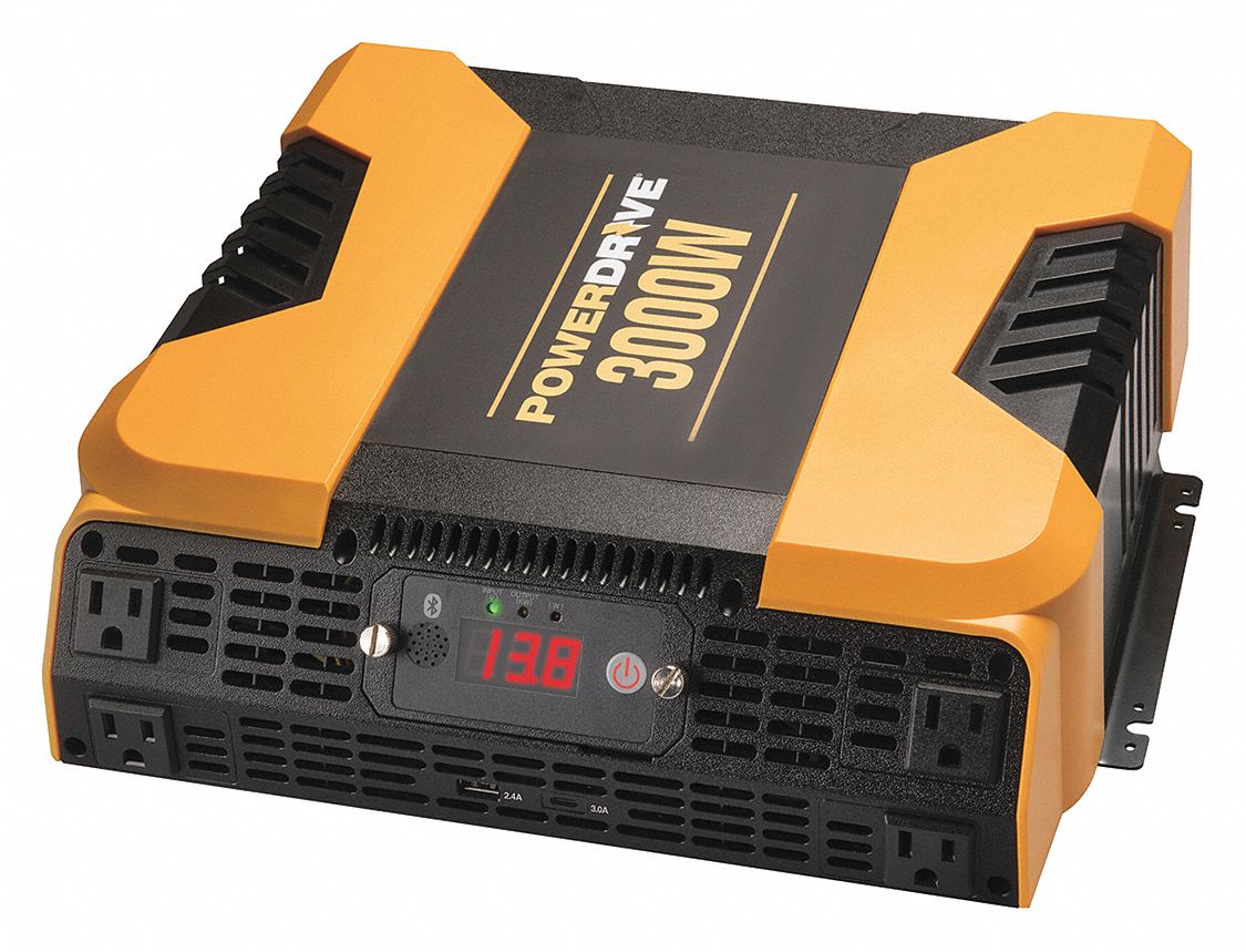 POWER DRIVE Inverter Modified Sine Wave, Input Terminals, 3,000 W