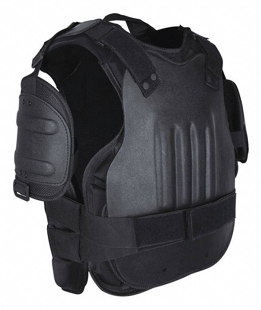 Tactical Riot Control System: Modular, Hard Shell, 2XL, Foam Padded, Hook and Loop