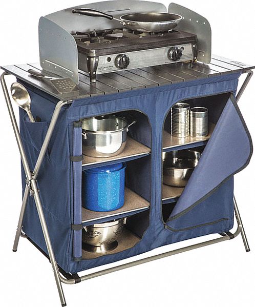 Collapsible Pantry Cook Table Aluminum