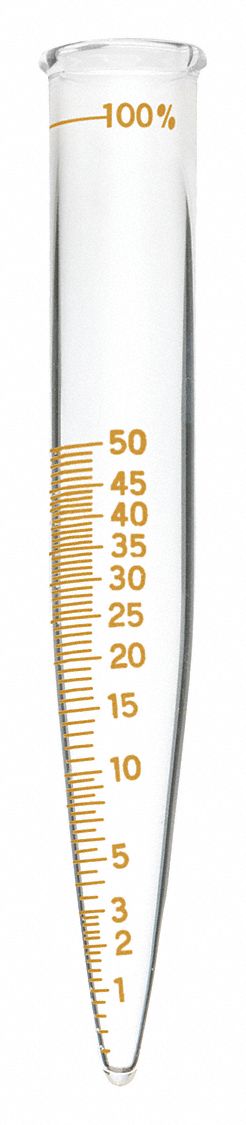 Centrifuge Tube: Borosilicate Glass, 12.5 mL, 17 mm Body Dia, 118.49 mm Overall Ht, Centrifuge Tube