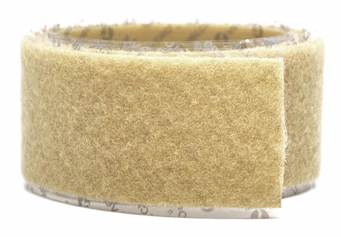 VELCRO BRAND, Acrylic Adhesive, 75 ft, Reclosable Fastener 52YM03