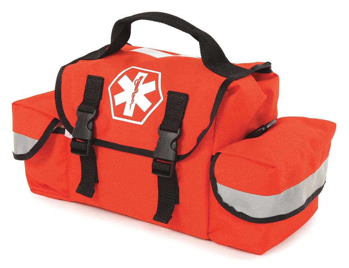 Trauma Bag, Orange, 7" L
