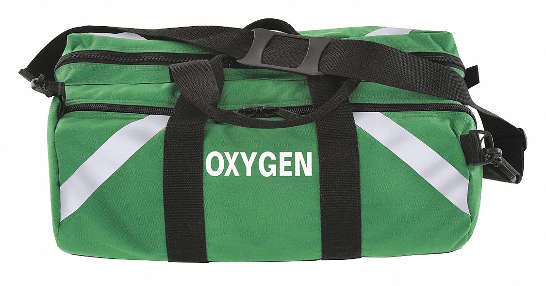 Oxygen Roll Bag, Green, 20-1/2" L