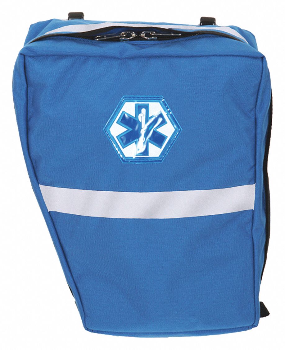 Pannier Bag: 7 in L x 12 in W x 15 in H, Cordura Nylon, Blue, 0-10 in/21-30 in