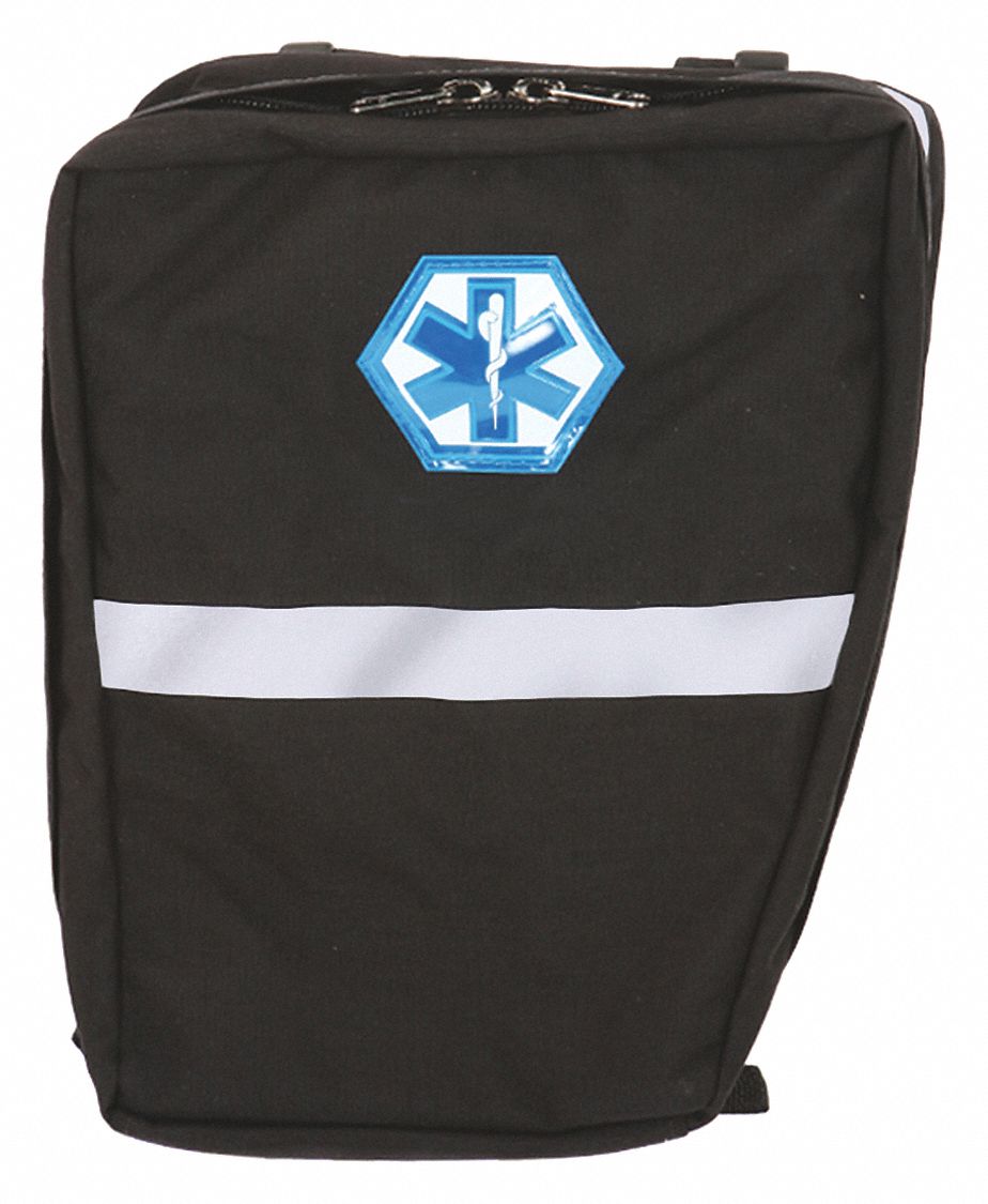 Pannier Bag: 7 in L x 12 in W x 15 in H, Cordura Nylon, Black, 0-10 in/21-30 in