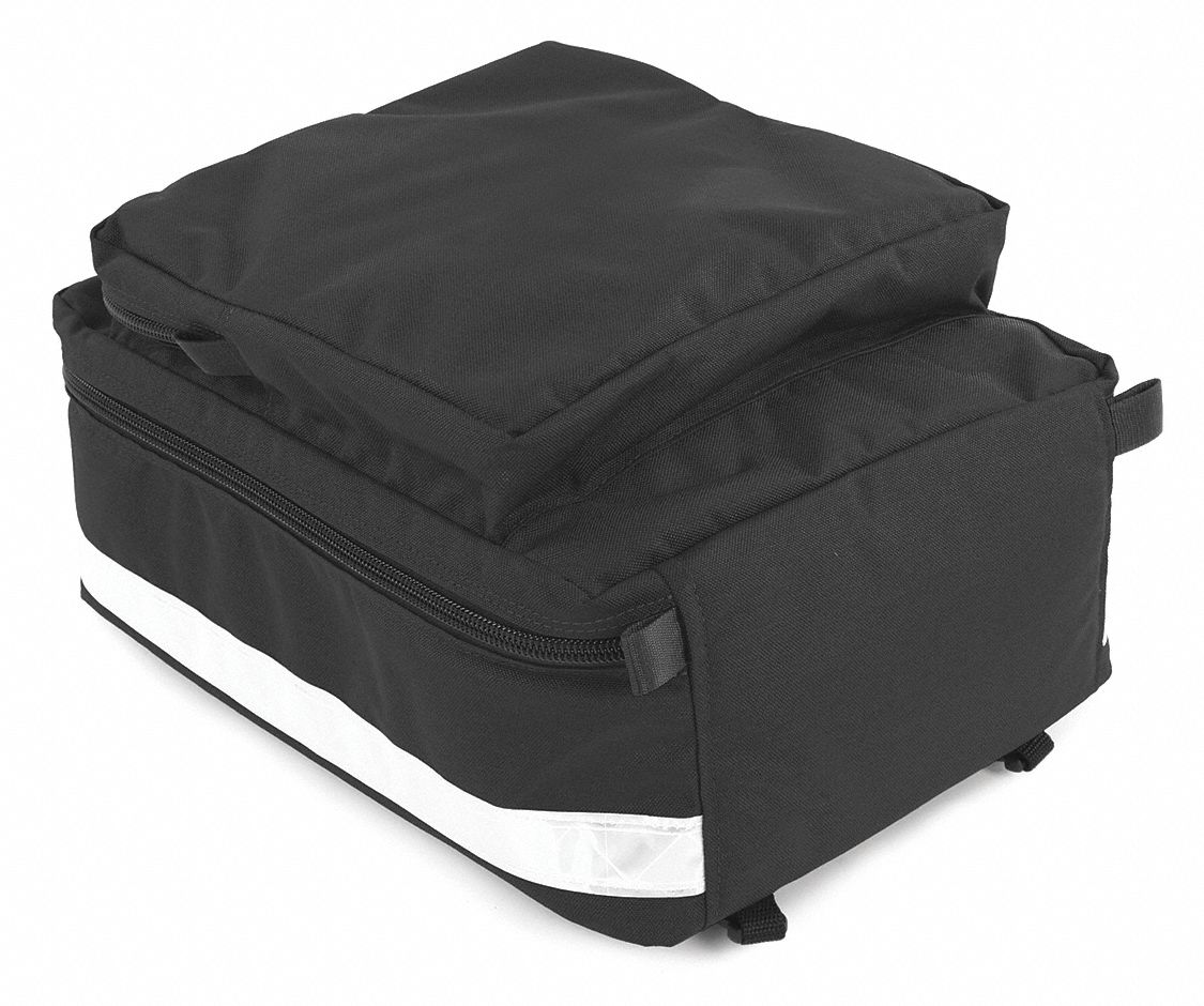 Pannier Bag: 16 in L x 12 in W x 8 in H, Cordura Nylon, Black, 11-20 in/21-30 in