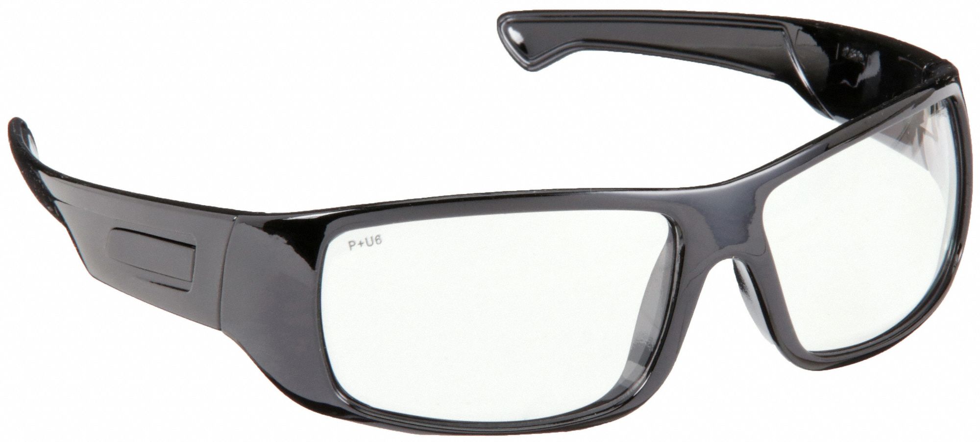 LUNETTES DE SÉCURITÉ, MONTURE INTÉGRALE, ENVELOPPANTE, NYLON/PC, ANTISTATIQUE, NOIR/TRNSP, M, UNISEXE