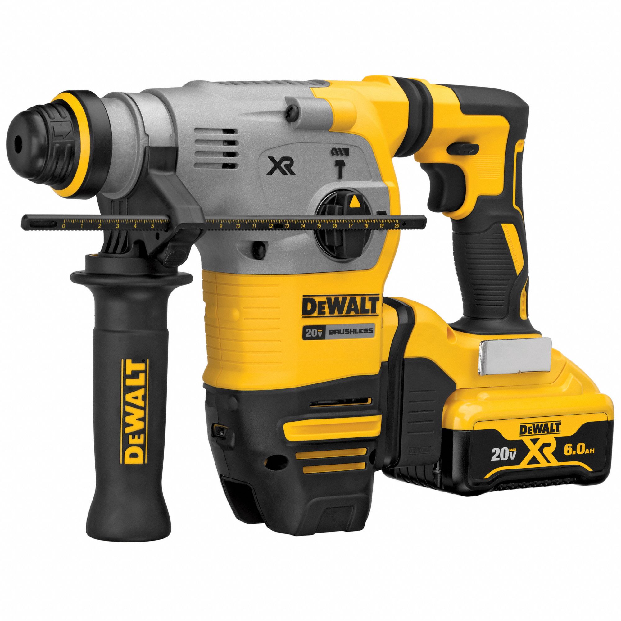 DEWALT Cordless Rotary Hammer Kit PistolGrip, 20V DC, SDSPlus, 1/2