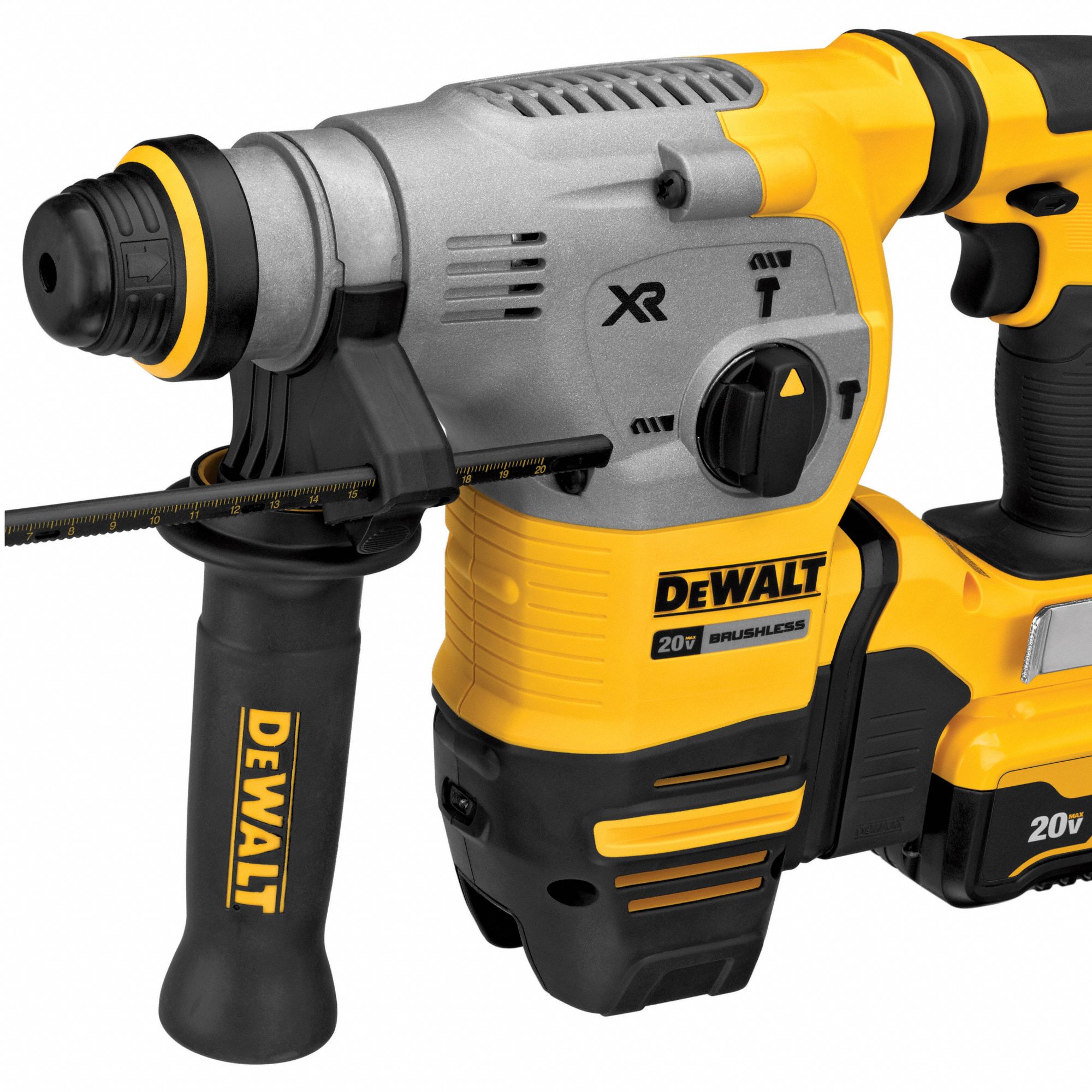 DEWALT Cordless Rotary Hammer Kit PistolGrip, 20V DC, SDSPlus, 1/2