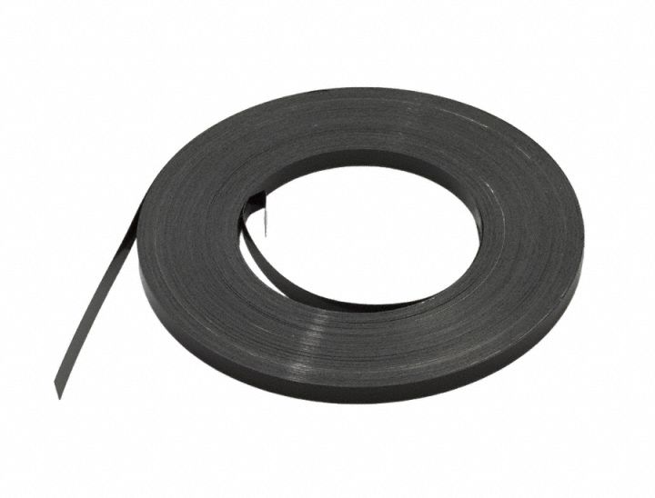 Steel Strapping: 0.017 in Strapping Thick, 1, 260 lb Break Strength, 300 ft Coil Lg