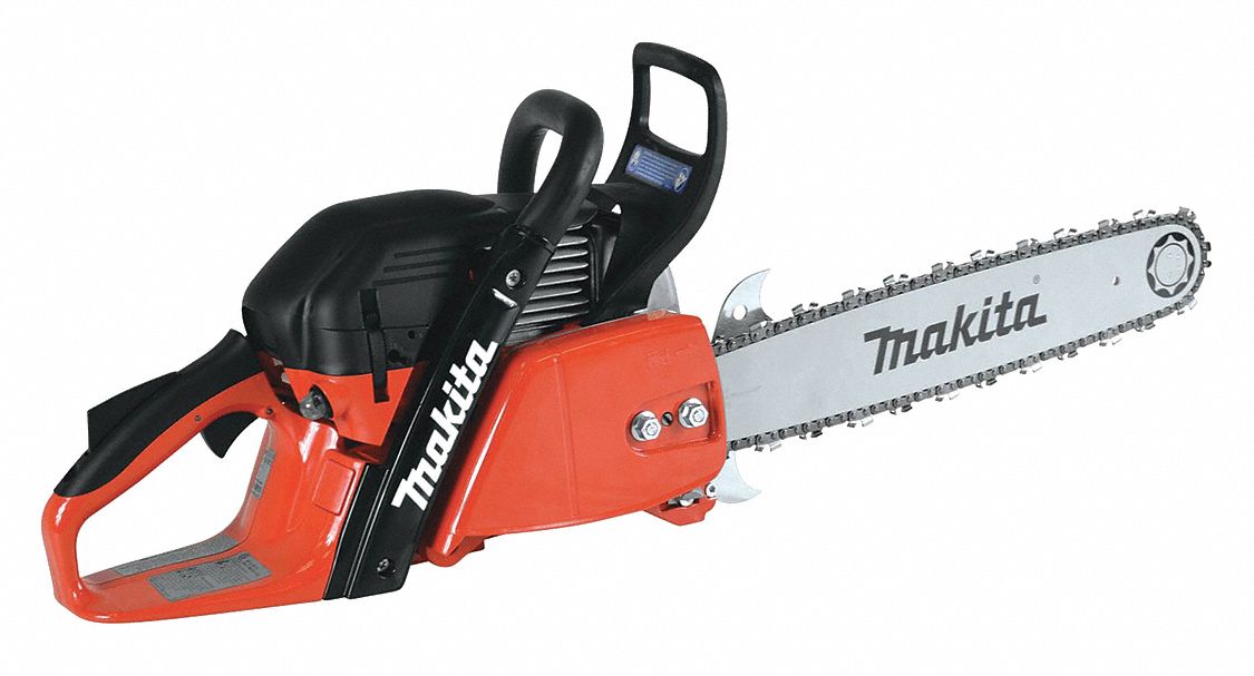 MAKITA 20 in, Gas Powered, Chain Saw, 61 cc Engine Displacement