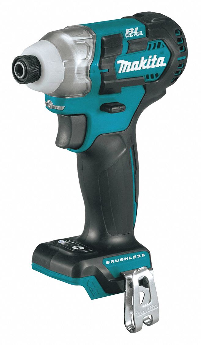MAKITA Cordless, Impact Driver, 1/4 in Hex, 12V DC, 1,200 inlb Max