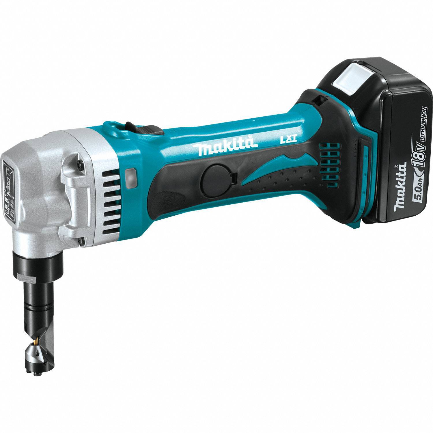 MAKITA Cordless Nibbler, 18V, 18 ga. SS Capacity 52YW75XNJ01T Grainger