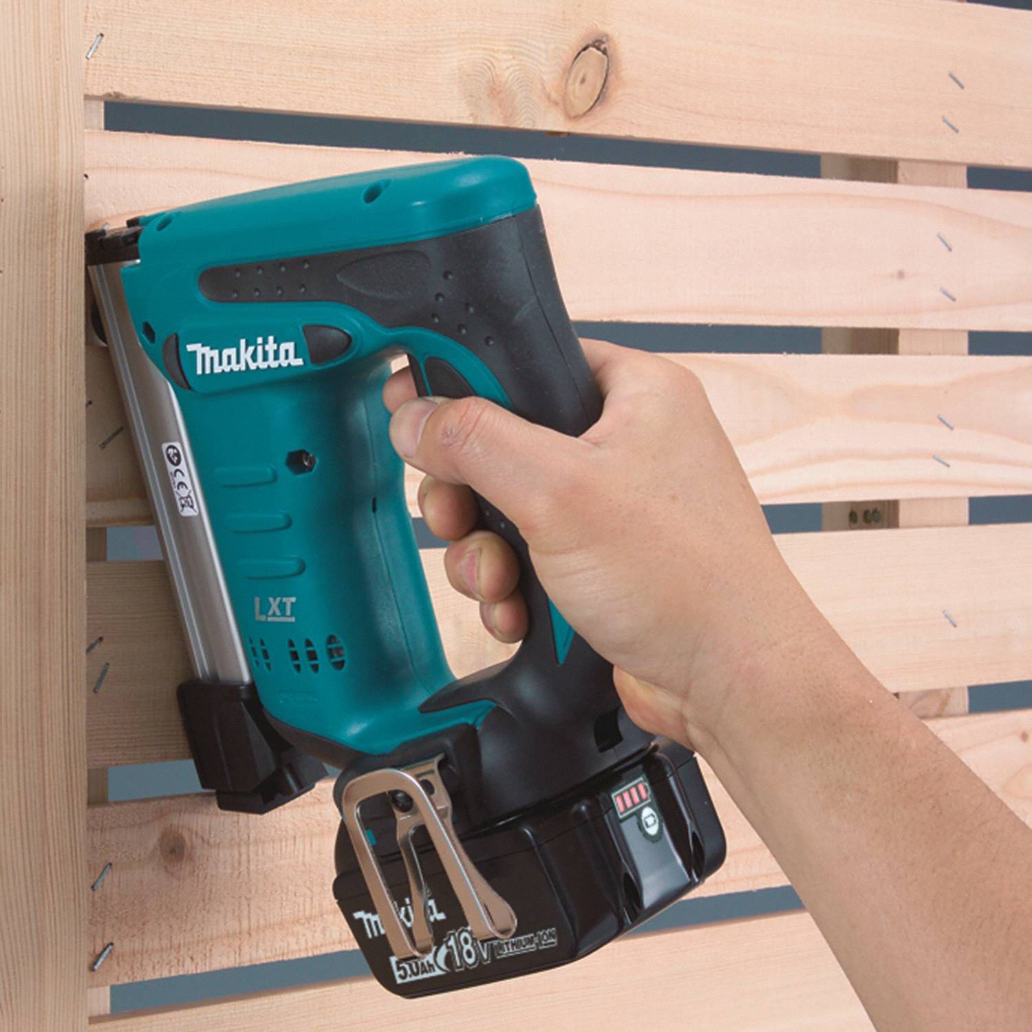 MAKITA Staple Gun Bump, For 3/8 in Staple Wd, For 16 ga, For 3/8 in to