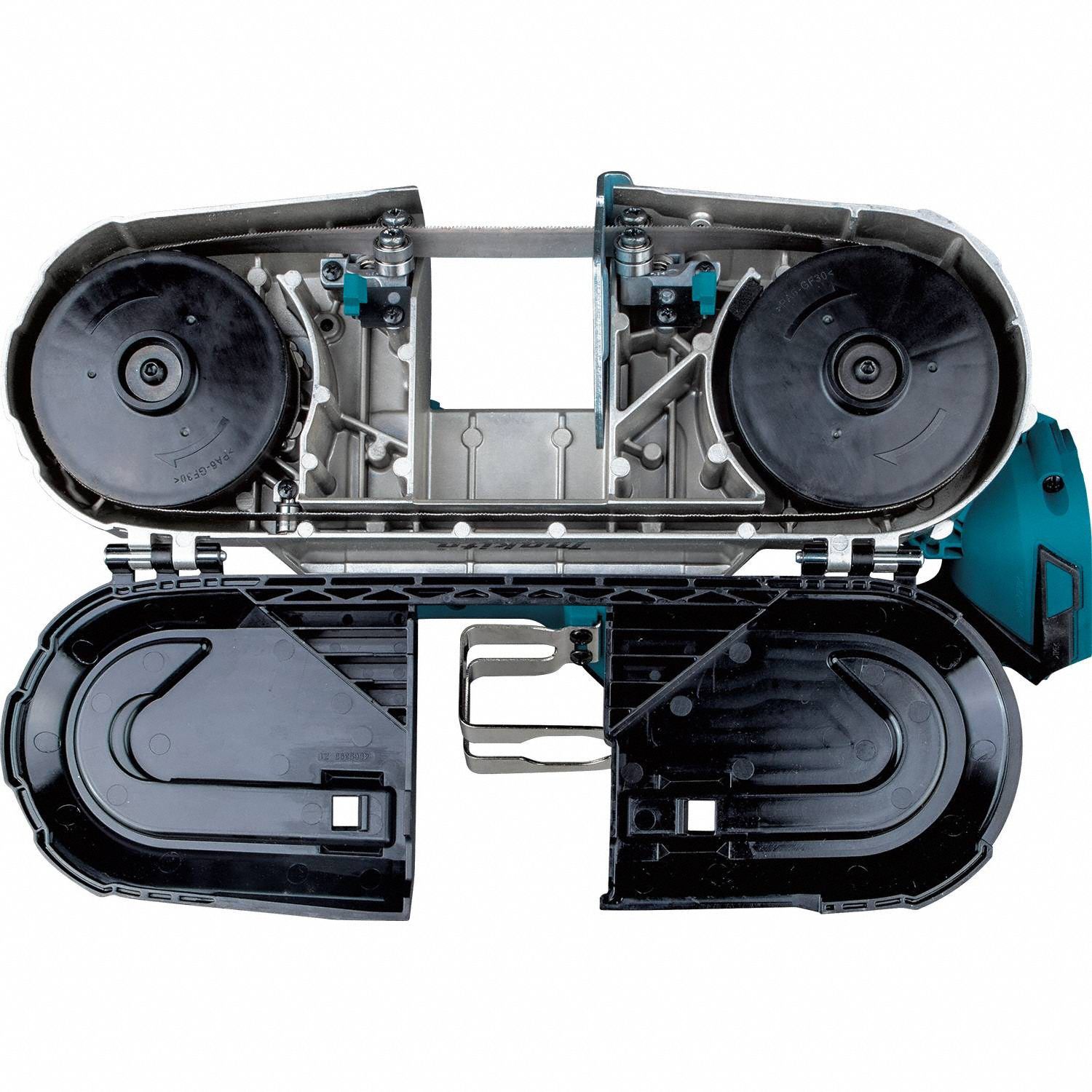 MAKITA Cordless, Portable Band Saw, 18V DC, 44 7/8 in Blade Length 52YW91XBP02TX Grainger