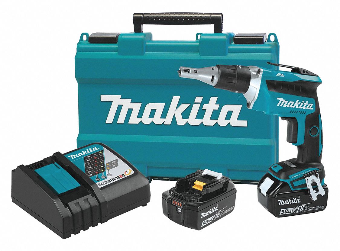 MAKITA Screw Gun Kit, Cordless, 1/4 in Hex Drive Size, 4,000 RPM 52YX09XSF03T Grainger