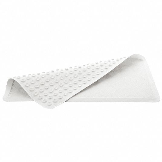 White Rubber Bath Mat 14